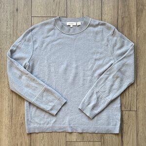 Inhabit 100% Cashmere Gray Crew Neck Sweater Women’s Size 2